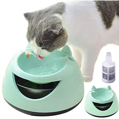 Baodanstore Cat Water Fountain, Cat Water Dispenser Healthy & Super Quiet & Easy Cleaning Pet Fountain with Filter for Cats, Dogs, Multiple Pets