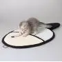 Cat Scratcher Mat,Ji Speed Natural Sisal Anti Scratch Pad Soft Plush Fish Style Scratcher Cat Toy, Reverse Side Non-skid Oxford Cloth, 25'' x 16'' Cat Scratcher Mat,Ji Speed Natural Sisal Anti Scratch Pad Soft Plush Fish Style Scratcher Cat Toy, Reverse Side Non-skid Oxford Cloth, 25'' x 16''