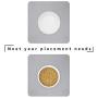 Ptlom Pet Placemat for Dog and Cat, Mat for Prevent Food and Water Overflow, Suitable for Medium and Small Pet,Silicone, 13'' 13''