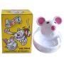 LFOZ Pet Pet Feeder Toys Cat Molars Bitten Mouse Shaped Food Feeder Pet Chew Toy Cat Supplies Tumbler Cat Plush Leaking Ball Toy Feeder (Color : Pink)
