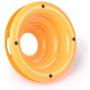 QYCL Pet Toy,New Funny Pet Toys Cat Dog Crazy Ball Disk Interactive Amusement Plate Play Disc Turntable Cat,Orange