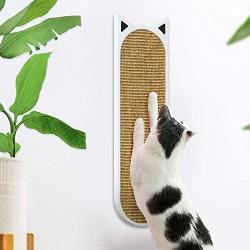 THUNDESK Wall Mounted Cat Scratcher- Wall Mounted Cat Scratching Post for Improving Kitty’s Health and Behavior- Cat Scratching Post