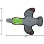 SmartPetLove - Tender-Tuffs - Play Fetch or Tug-of-War - Flying Duck Durable Plush Dog Toy with Squeaker