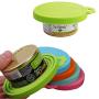 NIUTA Silicone Can Covers Universal Silicone Can Lids for Pet Food Cans Fits Most Standard Size Dog and Cat Can Tops BPA Free