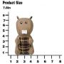 Pokeling Dog Toys, Dog Squeak Toys, Dog Stuffed Animals Toy, Interactive Toys for Chewers, Chewing and Durable Toys for Puppy Dogs and Medium Dogs, Hide and Seek Activity for Pets, Beaver Dog Toy