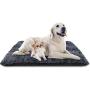 FURTIME Dog Bed Crate Pad Ultra Soft Washable Kennel Bed 24/30/36/42 Inch Anti-Slip Crate Sleeping Mat for Large Medium Small Dogs and Cats
