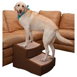 Pet Gear Easy Step II Extra Wide Pet Stairs, 2-Step/for Cats and Dogs up to 200-pounds