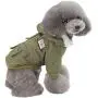 Trudz PET Dog Hoodies, Rdc Pet Work Clothes, Thickened Dog Overall, Dog Military Uniform, Army Hoodie Sweater, Cotton Jacket Fur Coat for Small Dog & Medium Dog & Cat