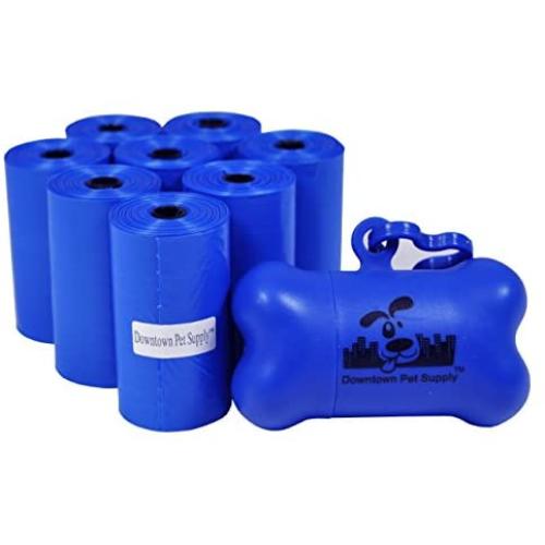 Downtown Pet Supply Dog Pet Waste Poop Bags with Leash Clip and Bag Dispenser - 180, 220, 500, 700, 880, 960, 2200 Bags