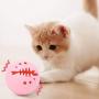 nobrand Moving Fish Ball cat Toys Cat Ball Toys, 3 Pack Cat Dog Bell Ball Moves Toy with Flash Light Cat Catnip Dog LED Ball Cat Scratching Toys Dog Rolling Ball