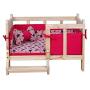 QTT Pet beds Solid Wood Pet Bed, Kennel Dog Bed, Removable and Washable Kennel, Pet Cat Litter, Large and Medium-Sized Dog Supplies, Away from Moisture, Not Easy to Deform TTaN27