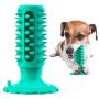 Molauna Dog Chew Toothbrush Dogs Squeaky Teeth Cleaning Cactus Toy Natural Rubber Dental Care Cleaning Stick for Medium Large Dog Pets