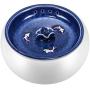 Erosmile Ceramic Pets Water Dispenser,Fountain Pet Supplies，Automatic circulating Silent Intelligent Pets Water Fountain，10 Filter Packets，Easy to Clean.