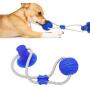 DGGHOMY Suction Cup Dog Toy, Pet Molar Bite Toy, Dog Tug Toy Chew Dog Rope Toy, Help Clean Teeth Multifunctional Interactive Rope Dog Toy