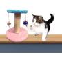 GJK Pets Adorable Cat Tree, Kitten Tree, Cat Scratching Post and Kitten Scratching Post for Your Purr-Babies to Scratch Made from Sisal and Plush Cat Scratcher Kitten Toy