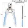 JWMGKJ Dog&Cat Nail Clippers, Dog Nail Grinder for Large Dogs, Nail Clipper for Small Dog with Free Nail File, Professional Dog Nail Trimmers Grooming Tool for Large and Small Animals