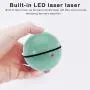 Mini Cat Toy Ball, Portable Automatic 360 ° Self-Rotating USB Rechargeable Cat Exercise Ball, with LED Light, for Indoor and Outdoor Use (1 Pcs, Green) Mini Cat Toy Ball, Portable Automatic 360 ° Self-Rotating USB Rechargeable Cat Exercise Ball, with LED Light, for Indoor and Outdoor Use (1 Pcs, Green)