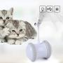 GANCHUN Interactive Robotic Cat Toys, Automatic Rotating Cat Toy with Colorful LED Lights USB Rechargeable Electronic Ball Cat Toy for Pets Kitten Kitty