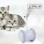 GANCHUN Interactive Robotic Cat Toys, Automatic Rotating Cat Toy with Colorful LED Lights USB Rechargeable Electronic Ball Cat Toy for Pets Kitten Kitty