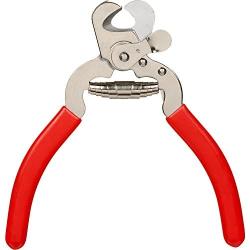 MPP Professional Grade Pet Nail Clippers Durable plier Style Red Handled Grip 5 1/4''