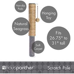 Primetime Petz Hauspanther Scratch Pole Deluxe - Adjustable Under-Table Cat Scratcher