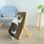 ZAMATE Cat Scratching Board, Corrugated Cat Scratcher Cardboard for Furniture Protection, Reusable Cats Scratching Pad Lounge Durable Toy