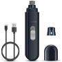 TeaiEei Dog Nail Grinder, Professional Rechargeable Dog Nail Trimmer Clipper, Quiet 2-Speed Electric Pet Nail File Clip, Painless Paws Grooming & Smoothing, for Small Medium Large Dogs & Cats