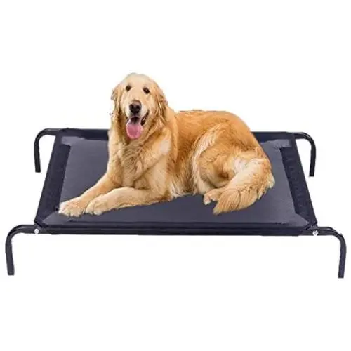 Leyoutime Pet Bed Elevated Dog Bed Cat Bed Breathable Moisture-Proof Easy to Clean Available in All Seasons… (Large) Leyoutime Pet Bed Elevated Dog Bed Cat Bed Breathable Moisture-Proof Easy to Clean Available in All Seasons… (Large)