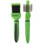Pixikko Double Sided Flexible Head Slicker Brush for Cats & Dogs Daily Grooming