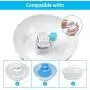 Keprix Ceramic Cat Water Fountain Replacement Filters, 8 Carbon Filters and 2 Foam Filters Suitable for IPETTIE Tritone/Fiumi Ceramic Pet Lotus Cats and Dogs Water Fountain Keprix Ceramic Cat Water Fountain Replacement Filters, 8 Carbon Filters and 2 Foam Filters Suitable for IPETTIE Tritone/Fiumi Ceramic Pet Lotus Cats and Dogs Water Fountain