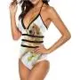 Two Piece Sexy Swimsuit Dog Silhouette Great for Trip to Hawaii Two Piece Sexy Swimsuit Dog Silhouette Great for Trip to Hawaii