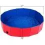 Homend PVC Pet Swimming Pool Portable Foldable Pool Dogs Cats Bathing Tub Bathtub Wash Tub Water Pond Pool