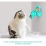 Anosiar Windmill Cat Toy,Interactive Cat Toy,Suction Cup and 2 Catnip,Cat Toys for Indoor Cats,Cat Toothbrush with Soft TPR Material Cleans Mouth More Effectively