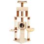 LXHONG-Cat tree with Sisal Climbing Ladder, Stable and Reliable Cat Tower, Cat Climbing Tower with Cat Litter for Living Room Next to The TV Cabinet Sisal, Easy to Install