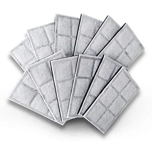 AIR U+ Premium Platium Charcoal Carbon Filters Replacement Compatible with PetSafe Drinkwell Pet Fountain, 12 Pack AIR U+ Premium Platium Charcoal Carbon Filters Replacement Compatible with PetSafe Drinkwell Pet Fountain, 12 Pack