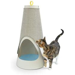 WISKI The Cone - Modern Cat Scratching Post and Nap Space
