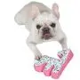 Now House for Pets by Jonathan Adler Canvas Terrazzo Giraffe Chew Toy Now House for Pets by Jonathan Adler Canvas Terrazzo Giraffe Chew Toy