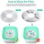 6 Pack Cat Fountain Filters, Replacement Filters for 2L Automatic Pet Fountain Cat Water Fountain Dog Water Dispenser 6 Pack Cat Fountain Filters, Replacement Filters for 2L Automatic Pet Fountain Cat Water Fountain Dog Water Dispenser