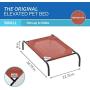 The Original Elevated Pet Bed By Coolaroo - Small Terracotta