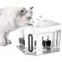 CATISM Cat Water Fountain,Dog Water Dispenser, 2.5L /84oz Silent Transparent Automatic Water Dispenser with replaceable Filter for the Health of pets CATISM Cat Water Fountain,Dog Water Dispenser, 2.5L /84oz Silent Transparent Automatic Water Dispenser with replaceable Filter for the Health of pets