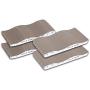 Poils bebe Cat Scratching Pad, Cardboard Reversible Cat Scratcher Large Wide Corrugated Modern Sofa Bed with Catnip (Pack of 4)