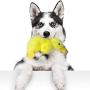 Pet Plush Squeaky Dog Toy Cute Duck Interactive Filler Chew Toys for Dogs Yellow