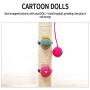 n n Scratching Posts for Indoor Cats Scratch Post with Hanging Ball，Durable Sisal Rope Scratch Post for Cats