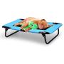 Portable Folding Pet Cot Rest Bed for Pets Up to 50 Lbs, Space-Saving Easy to Clean up 29.9 x 23.2 x 6.7 inches