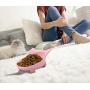 choemore Cat Bowl Cat Food Bowls Non Slip Wide Shallow Cat Dish for Relief of Whisker Fatigue(Safe Food-Grade Material)