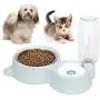 Dog Cat Bowls Food and Water Bowls Set, Automatic Water Dispenser Durable & Detachable Stainless Feeder Double Pet Bowls for Small Cats and Dogs Puppies Dog Cat Bowls Food and Water Bowls Set, Automatic Water Dispenser Durable & Detachable Stainless Feeder Double Pet Bowls for Small Cats and Dogs Puppies