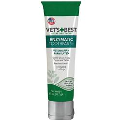 Vet’s Best Enzymatic Dog Toothpaste | Teeth Cleaning and Fresh Breath Dental Care Gel | Vet Formulated