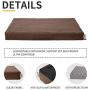 Loves cabin Orthopedic Dog Beds for Large, Medium and Small Dogs, Large Dog Bed for Crate with Removable Washable Cover, Memory Foam Dog Bed Outdoor Waterproof Pet Mat