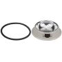 Ureverbasic Cat Bowls Pet Bowl Cat Food Water Bowl with Rubber Base Small Pet Bowl Cat Feeding Bowls Set of 2 (Grey)