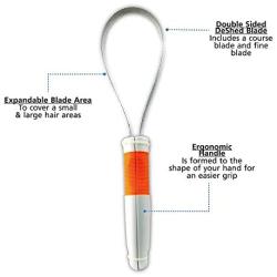 Wahl 858408 Double-sided Shedding Blade, Orange/white